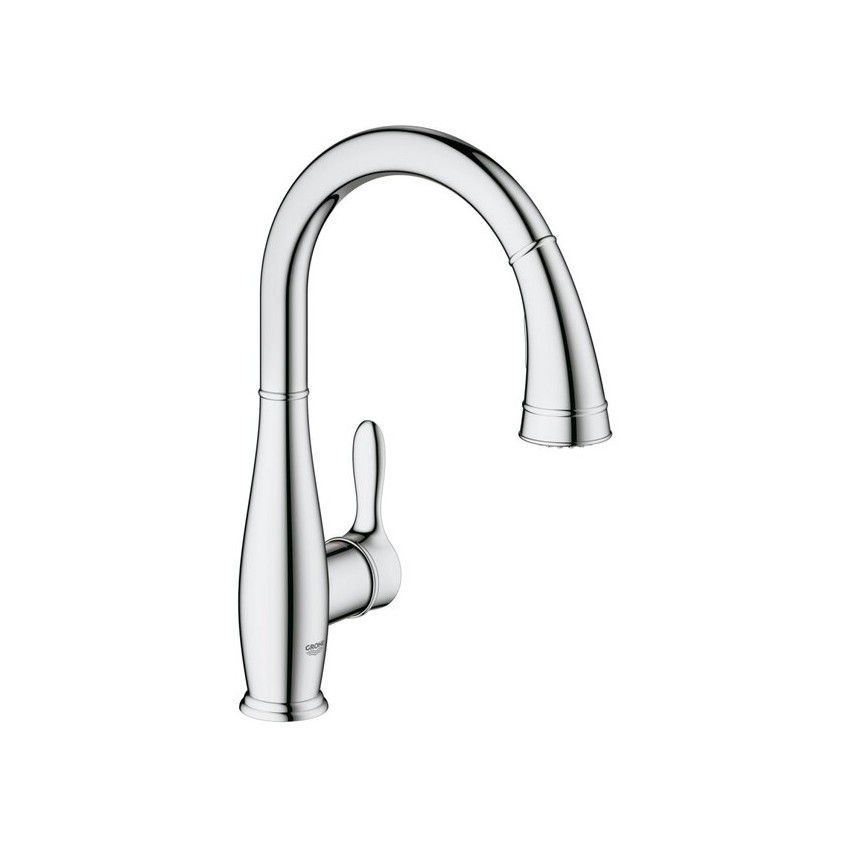 Baterie bucatarie Grohe Parkfield cu dus extractibil