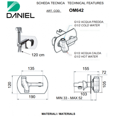 Baterie Dus Omega - Daniel